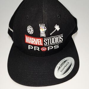 Marvel Studios Props Department Cast & Crew Wool Blend Baseball Cap EUC Disney